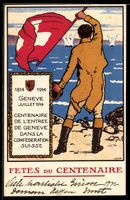 AK Geneve, Centenaire de l`entree de Geneve dans la Confeder